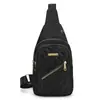Nueva bolsa de pecho simple estilo coreano para mujer, bolsa cruzada casual ligera multicapa para exteriores, mochila de pecho de gran capacidad para comercio exterior
