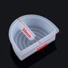 DIY com furo molde de silicone de 12 cavidades borboleta redondo oval com furo pingente brinco pingente de bolsa chaveiro