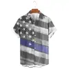 Camisa para Hombre de Estilo Nuevo Europeo y Americano Transfronteriza, Estampado Digital 3D, Versátil de Moda Casual de Manga Corta Tallas Grandes Ropa para Hombre