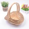 Canasta de Satchel Tejida de Bambú, Canasta Tejida de Satchel, Canasta Pequeña de Bambú, Caja de Regalo, Canasta para Empaque de Frutas, Canasta de Bambú para Almacenamiento