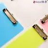 Clip de plástico PP transparente para tablero de escritura, férula para escribir notas, archivador, clip para menú, clip para facturas, tamaño A4 y A5.