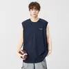 Anyang 2026 Verano Nuevo Chaleco Simple Estampado Camiseta Deportiva sin Mangas Holgada Chaleco de Fitness para Hombres