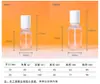Botellas de Empaque Cosmético en Stock, Botellas Dispensadoras de Loción Esencia de Pared Gruesa de PETG, Botellas con Atomizador de Presión para Tónico de 100 ml