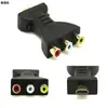 Adaptador HDMI a AV 3 RCA Convertidor HDMI a AV HDMI a AV rojo, blanco y amarillo