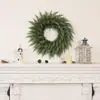 Decoraciones Navideñas de Venta Caliente Transfronterizas Corona de Pe Navidad Colgante de Pared Colgante de Puerta Corona de Planta Verde Decoración del Hogar Colgantes