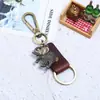 Decoración de Colgante de Elefante de Aleación de Bronce Antiguo Creativo y Único para Hombres, Llavero de Coche Versátil, Accesorio Transfronterizo de Moda