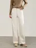 2613605-Jeans de algodón lavado vintage de cuatro vías Nanyou, tiro alto, simples, para el trabajo, pierna recta, nuevos pantalones vaqueros de principios de otoño