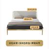 Cama de Metal Estilo Nórdico Lujo Ligero Cama Doble para Dormitorio Principal Cama Individual con Estructura de Hierro Cama de Hierro Forjado Moderna y Sencilla Popular en Internet