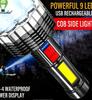Linterna de luz fuerte