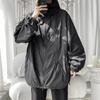 Chaqueta fina de verano 2023 para hombre, chaqueta estilo Hong Kong, moda, color liso, simple, holgada, abrigo protector solar