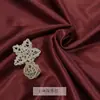 Tela satinada / Color liso seda traje antiguo Hanfu traje Tang Qipao ropa formal forro tela de satén de seda material