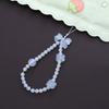 Selección Estricta de Cadena para Teléfono Móvil con Perlas de Nube Joyería Colgante para Funda de Teléfono Móvil DIY Sirena Ji Oso Pulsera de Muñeca Corta Resistente a Caídas