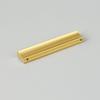Armario de muebles minimalista moderno con manija dorada, manija de puerta de gabinete de aleación de aluminio, manija sólida engrosada