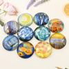 Van Gogh famosa pintura tempo gema vidro remendo DIY jóias acessórios fábrica fornecimento direto estabilidade ZZ76