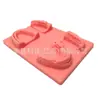 Modelo de Ferida para Prática de Nós de Sutura Cirúrgica Módulo de Silicone Prática de Sutura Oral Modelo de Treinamento de Pele