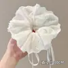 Acessório de cabelo elástico, estilo jovem, scrunchie moderno novo de 2025, headwear de tecido de malha elegante de verão para mulheres