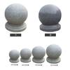 Bola de Pedra de Granito para Bloqueio de Carros, Bola para Bloqueio de Carros, Bola Redonda Cinza Branco Sésamo, Barreira de Isolamento, Coluna Externa, Bola Pilão para Bloqueio de Estradas