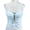Europa y Estados Unidos Transfronterizo Lujo Ligero Elegante Gama Alta Cadena de Perlas Borla Hueso de Pescado Correa de Hombro Superior Ropa Exterior Tubo de Perlas