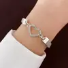 Novo conjunto de pulseiras com figura 8 infinito cravejado de diamantes, transfronteiriço europeu e americano, joias da moda em liga metálica simples retrô criativa, atacado
