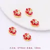Nuevo Color que Conserva Dibujo Animado Caballo Dorado Joyería Colgante del Zodiaco Hazte Rico Inmediatamente Pulsera de Cuentas DIY Accesorios de Joyería