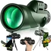 Comércio Exterior Amazon Atacado 80X100 40*60 Telescópio Monocular de Alta Definição Telescópio Portátil Verde Militar