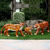 Lámpara led escénica para exteriores con modelado de animales resina acero vidrio lámpara de paisaje 3D elefante flamenco jirafa
