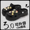 Pantuflas Especiales para Doctores y Enfermeras en el Quirófano, Verano para Mujer Nuevas de Cuidado Médico Suela Gruesa Antideslizante Zuecos de Enfermera para Parejas para Usar Afuera