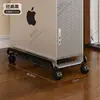 Soporte para Host de Computadora de Escritorio con Ruedas Giratorias Móviles, Soporte de Almacenamiento para Gabinete de Escritorio, Estante Organizador