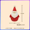 Papá Noel de Dibujos Animados Muñeco de Nieve Paisaje Nevado Cuenca Adornos Pequeños Decoraciones DIY Colgante Adornos Pequeños de Navidad