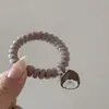 Elásticos de Cabelo Tipo Cordão de Telefone Série Frutas para Mulheres, High-End, Elásticos Simples para Cabelo, Rabo de Cavalo, Coque, Corda de Cabelo de Alta Elasticidade Acessórios para Cabelo