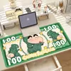 Alfombrilla de Ratón Nueva de Dibujos Animados de Cien Yuan, Alfombrilla Grande para Mesa de Ordenador, Alfombrilla para Juegos, Antideslizante, Borde con Bloqueo, Engrosada, Alfombrilla para Mesa de Cafetería de Internet, E-Sports