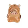 Muñeca de animalito bebé dormido linda luminosa dibujos animados DIY adornos de escritorio de oficina joyería material de resina venta al por mayor