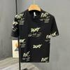 Camiseta de manga corta para hombre de fabricantes directos, nueva de verano, estampado de letras, juventud, marca de moda Ins, top de moda para hombre