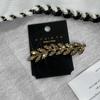 Espiga de Trigo Brillante Estilo Pastoral Pinza de Pato Clip de Cabello Popular de Internet Clip para Cabello Roto Clip Lateral para Flequillo Elegante Moda Versátil Nuevo Estilo