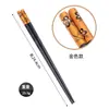 Palillos de Aleación PPS Zhubao, Resistentes a Altas Temperaturas, para el Hogar, Saludables, Ecológicos, Portátiles, Regalo de Vacaciones