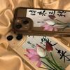 Funda para iPhone Lotus Good Luck Comes para iPhone 17 Pro Max, 14/15, Apple 16 Cobertura Total, 12/13 Celebridad de Internet 11