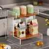 Suporte para Copo de Água de Mesa Mesa de Jantar Doméstica Porta-Xícara de Chá Organizador de Armazenamento de Conjunto de Chá Aparador Rack de Armazenamento para Caneca de Café