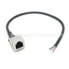 Soquete RJ11 Fêmea Personalizado pelo Fabricante para Cabo de Rede com Ponta Descarnada e Estanhada Linha de Transmissão de Rede Linha de Conexão de Computador