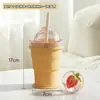 Nueva Taza Portátil de Silicona para Hacer Hielo Multiusos para Uso en Exteriores con Popote Molde de Bolas de Hielo para Refrigerador Taza Retráctil para Llevar