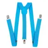 Nuevos Tirantes Unisex para Adultos de 2.5 cm Poliéster Clip de Sujeción Elástico Tirantes Elásticos Venta Directa de Fábrica