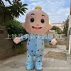 Disfraz de Marioneta Caminante Inflable Coco Melon Super Baby Jojo de Dibujos Animados Lindo para Eventos y Actuaciones