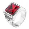 Anillos de moda europeos y americanos, anillos personalizados y sencillos con piedras preciosas para hombres y mujeres, al por mayor