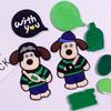 Mochila Acessórios para Cachorro DIY Capa de Celular Patch Borracha Macia PVC Sapatinhos de Filhote Bolsa de Roupas Armazenamento Joias Cartoon