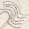 Pulsera de cadena de acero inoxidable de moda transfronteriza minimalista de lujo entrelazada unisex sin decoloración