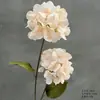 Arranjo de Chão com Flores Artificiais Cor de Champanhe, Rosa de Casamento, Hortênsia, Material de Flores para Corredor de Teto, Arranjo de Decoração para Auditório