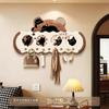 Ganchos Decorativos para Perchero Detrás de la Puerta de Entrada, Perchero Creativo de Pared sin Taladro, Estante de Almacenamiento y Organización de Pared