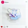 Anillo de Natación Sanrio Clip de PP Nuevo Acrílico Dulce y Lindo Clip para Niña Clip para Notas de Dibujos Animados Acrílico de Doble Cara