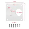 Placa de fixação de dobradiça de aço inoxidável reforço de porta de guarda-roupa porta de armário ferragens de reforço placa de reparo de dobradiça ferragens de encaixe placa de montagem