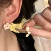 Pendientes Elegantes Dulces de Plata 925 con Aguja, Corazón de Chica Rosa, Flor, Mariposa, Borla, Super Hada, Alto Amor