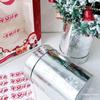 Balde de Abraço Floco de Neve de Natal Caixa de Embalagem de Presente Premium de Natal Brilhante Prata Balde de Presente de Natal Saco de Árvore de Natal